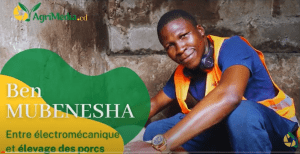 BENI MUBENESHA : Éleveur porcin et électromécanicien